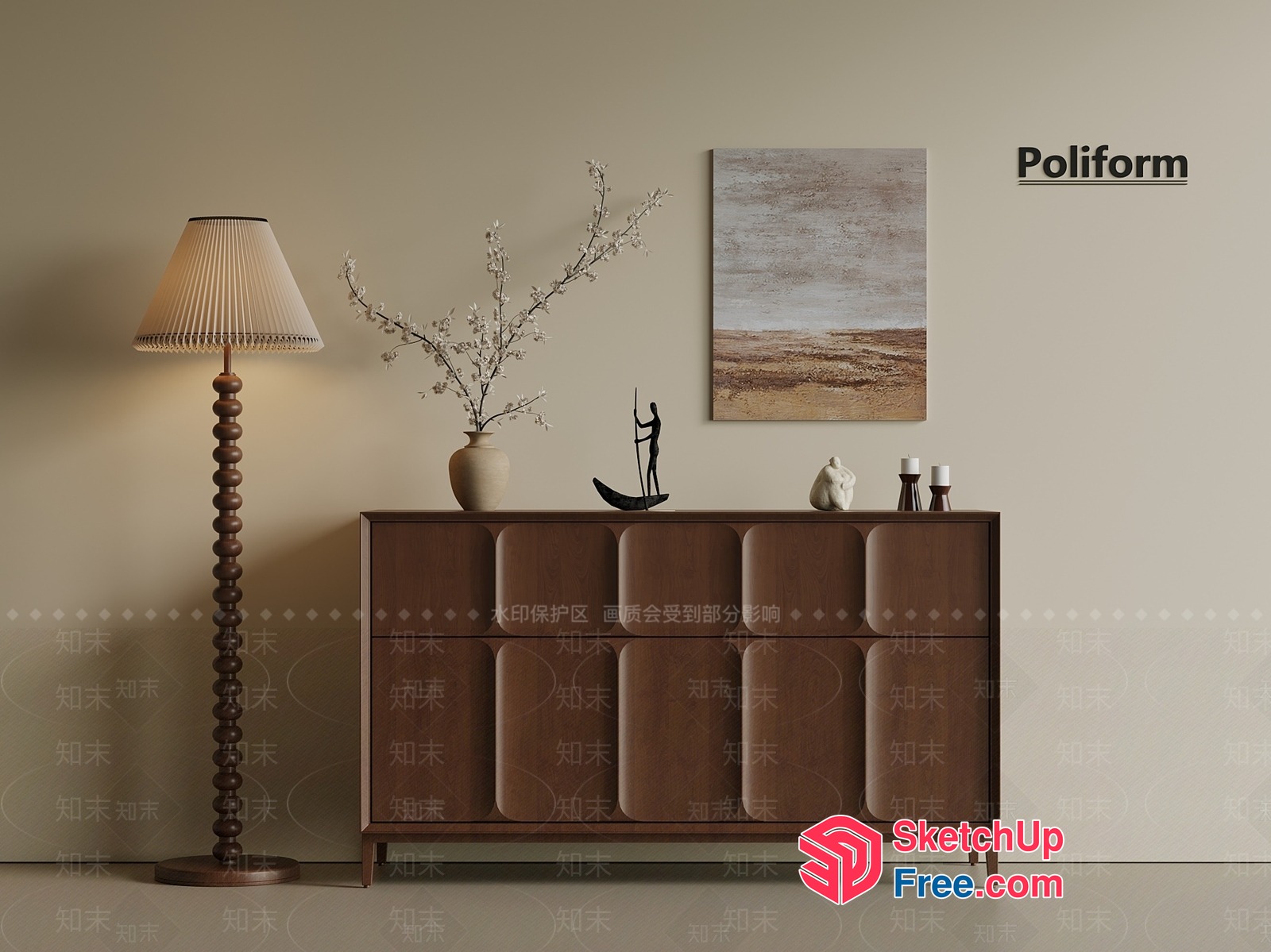 Poliform Furniture Collection 3D SketchUp File