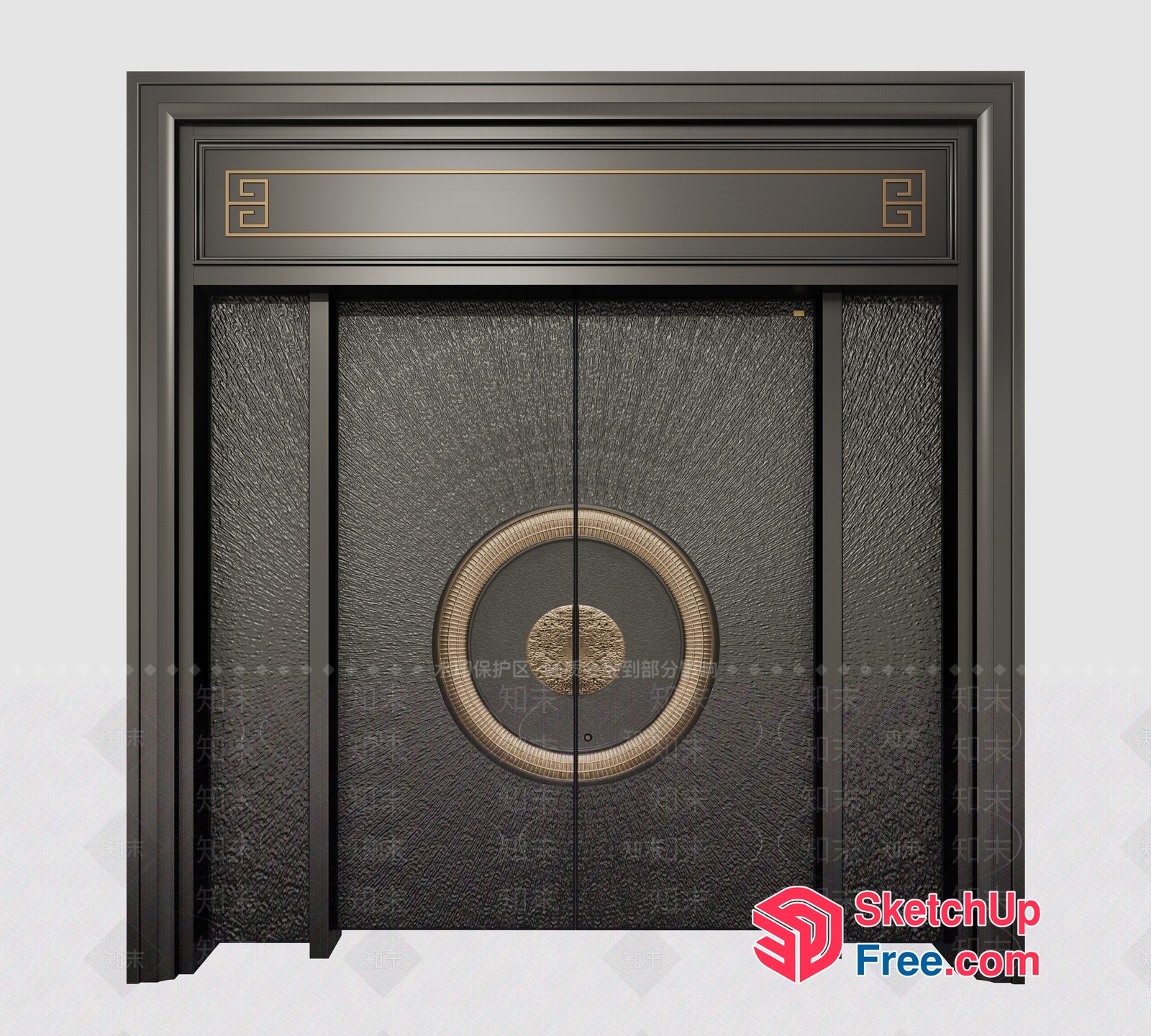 Asian-Inspired Elevator Design 3D SketchUp File