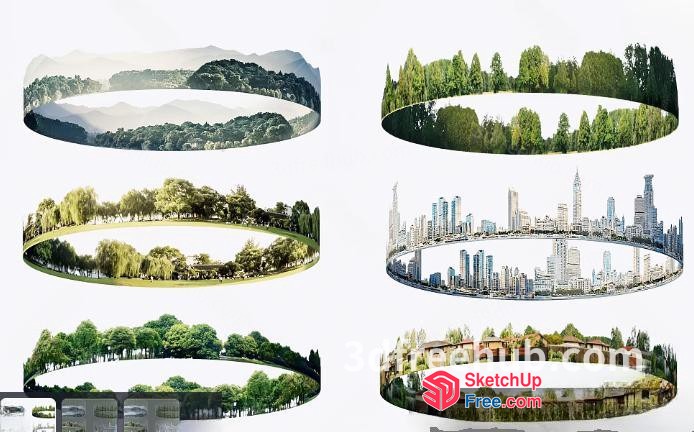 Serene Natural Beauty 3D SketchUp File