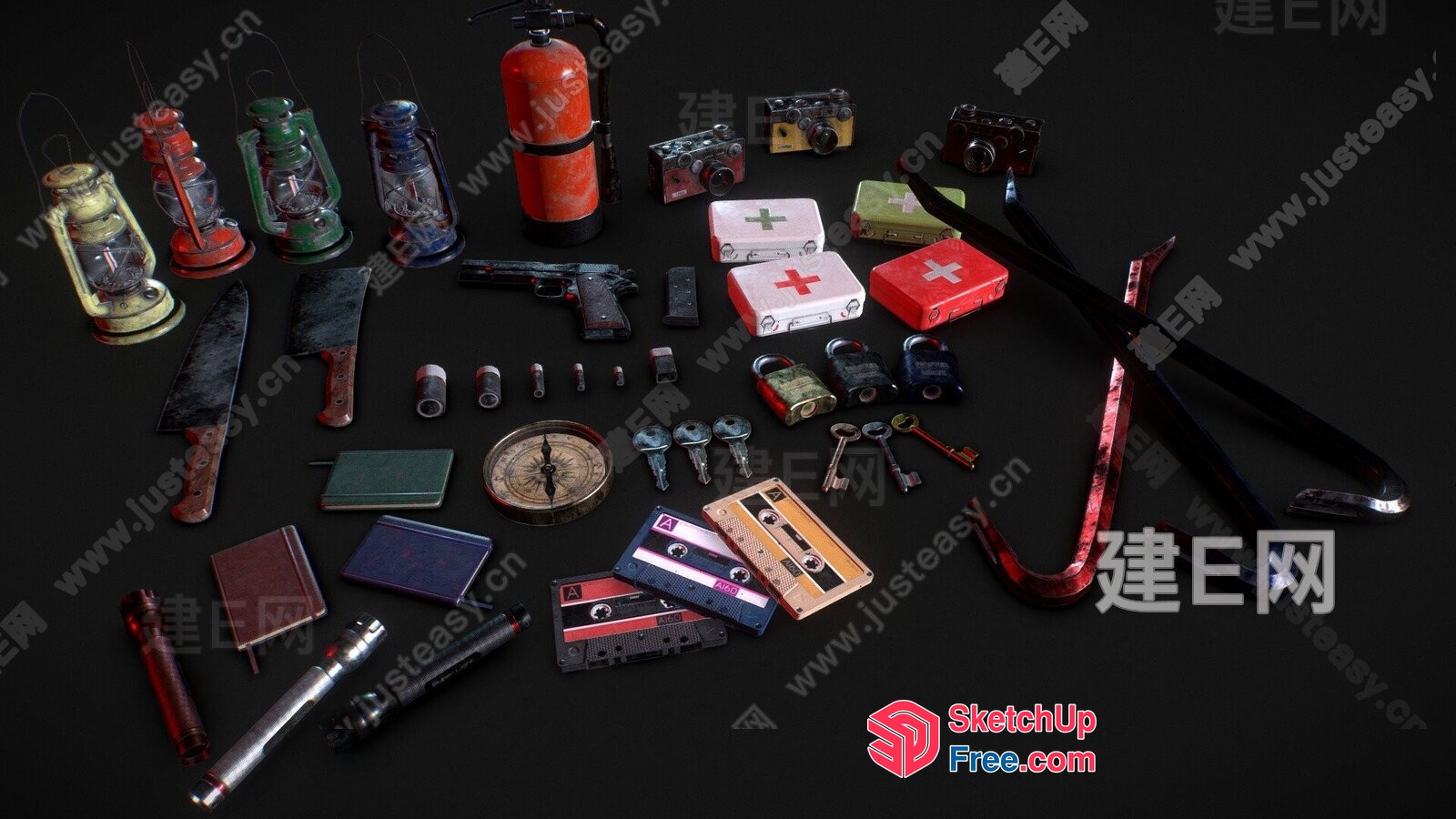 Camping Essentials 3D SketchUp File