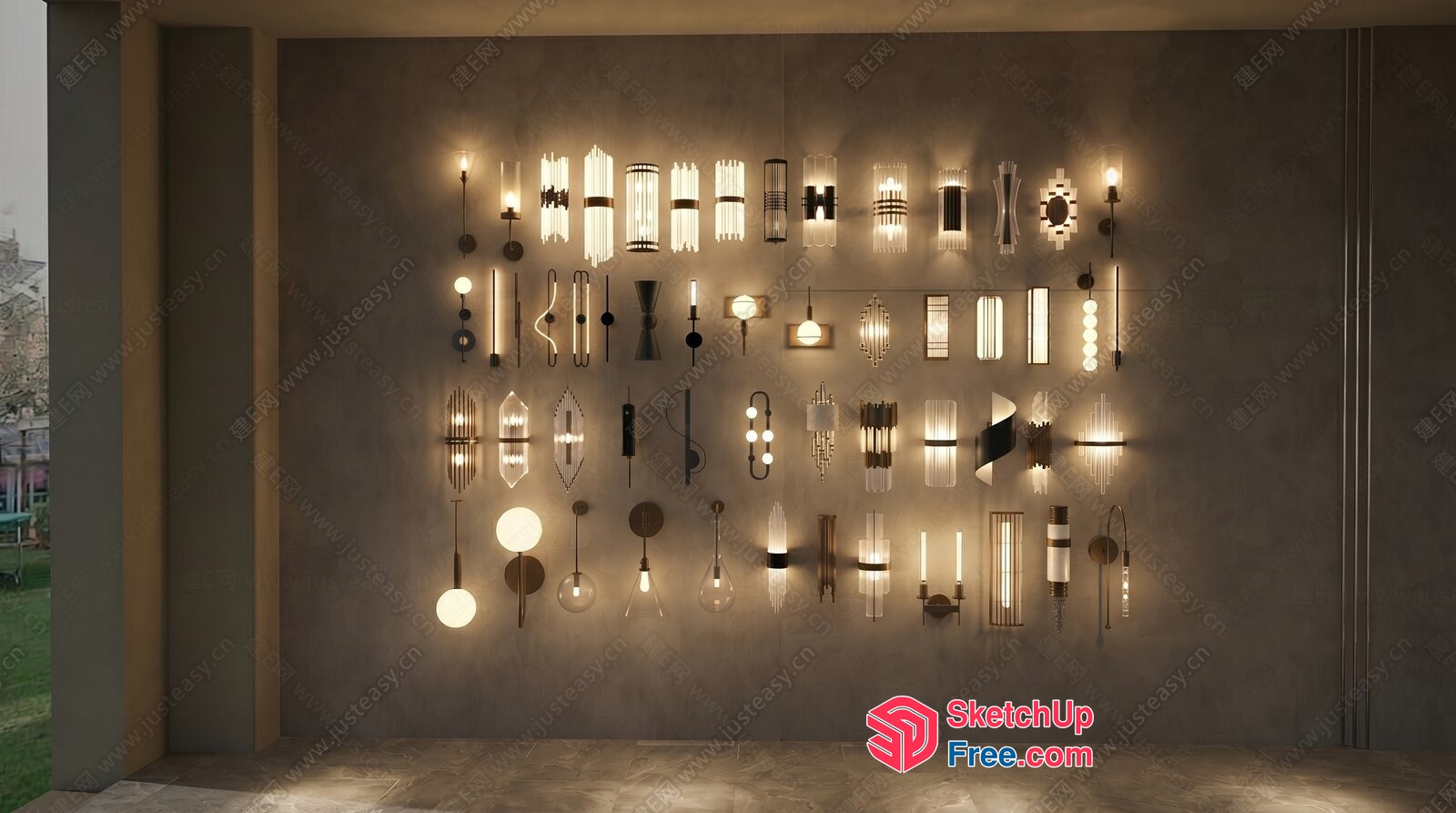 Modern Lighting Options For Contemporary Interiors 3D SketchUp File