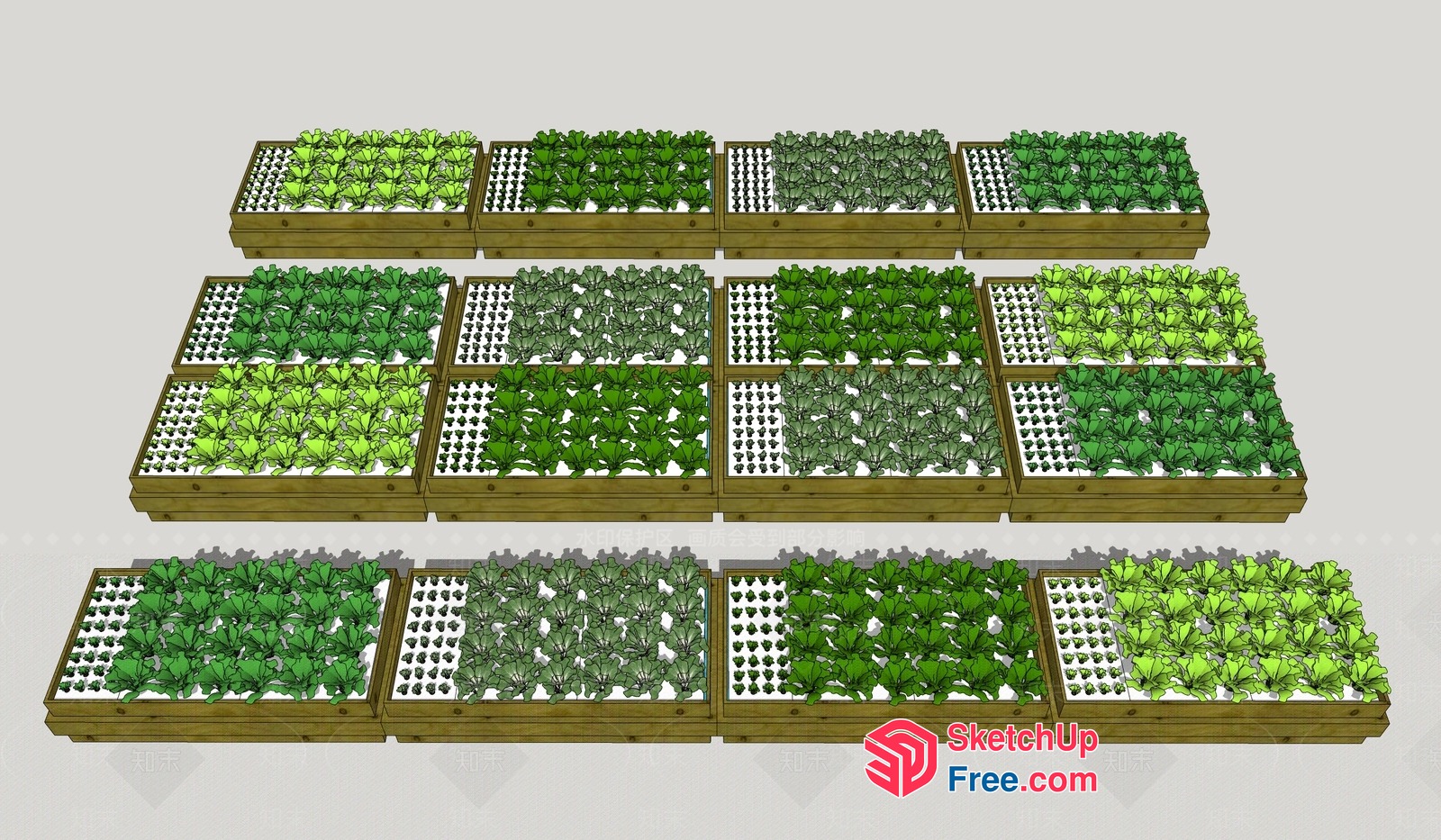 3D Greenery Plantations For Interior And Exterior Spaces 3D SketchUp File