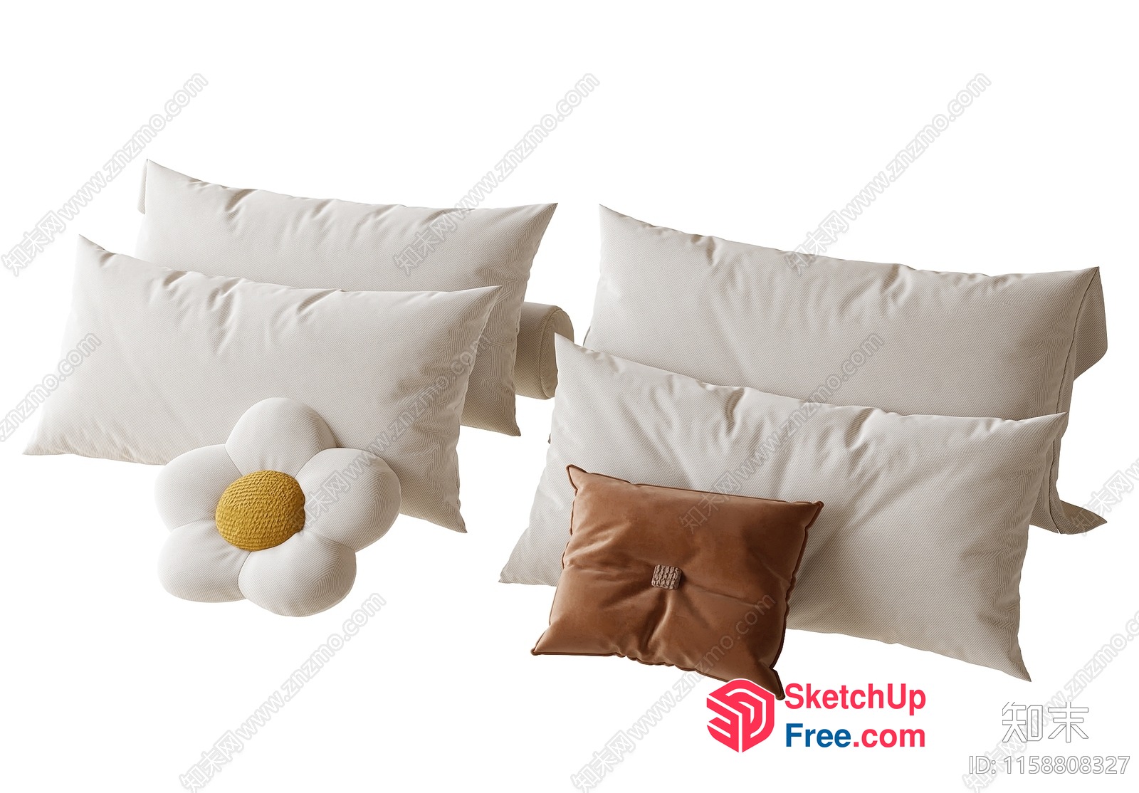 Pillows And Cushions 3D SketchUp File