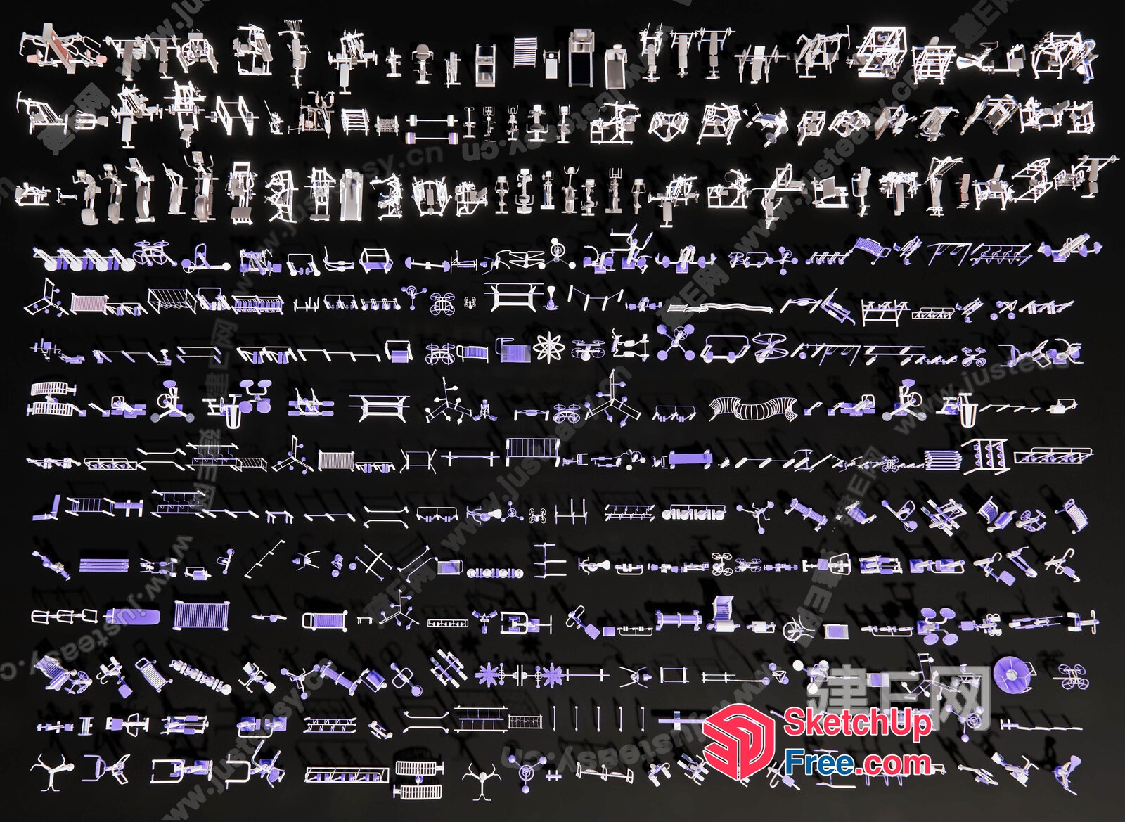 Various Furniture And Decorative Items 3D SketchUp File