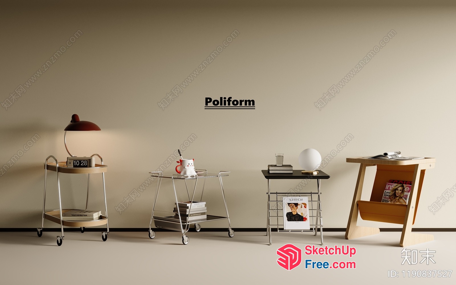 Poliform Interior Furniture 3D SketchUp File