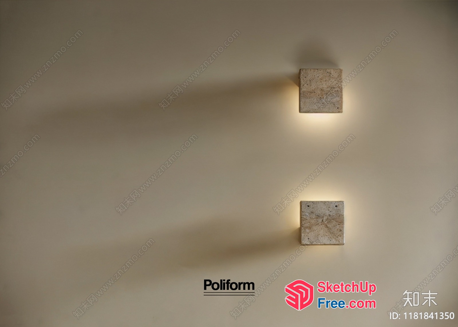 Poliform Wall Sconces 3D SketchUp File
