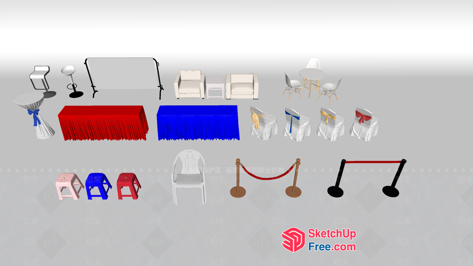 Event Decorations 3D SketchUp File