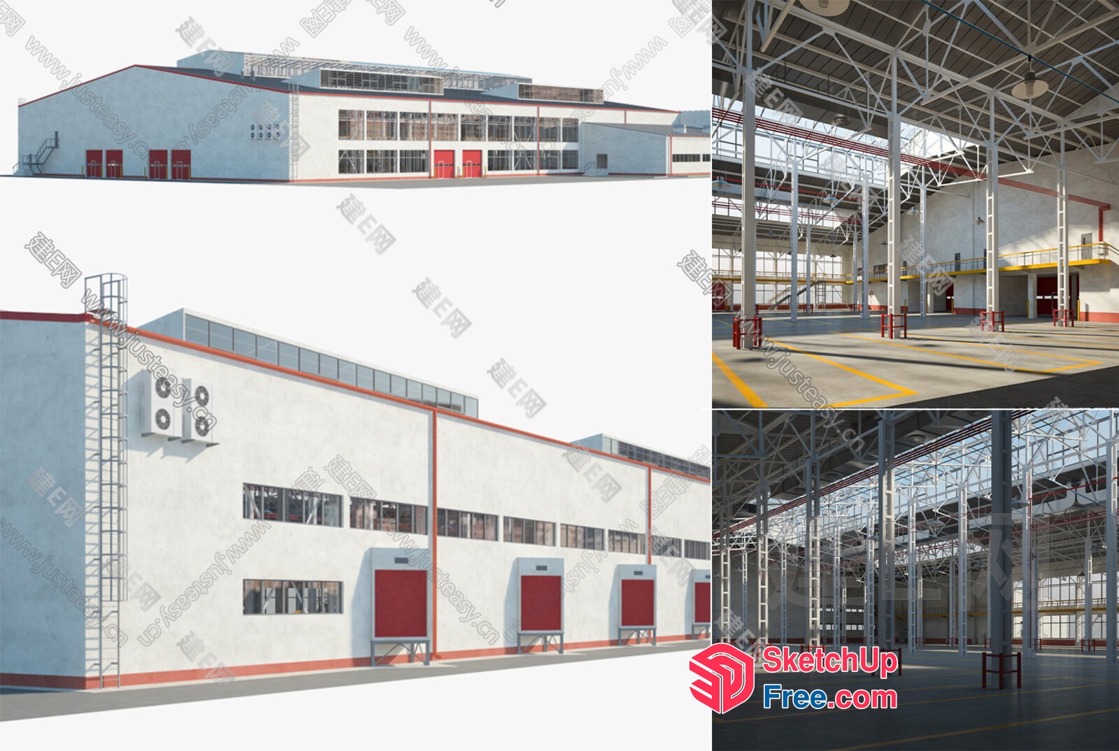 Industrial Park 3D SketchUp File
