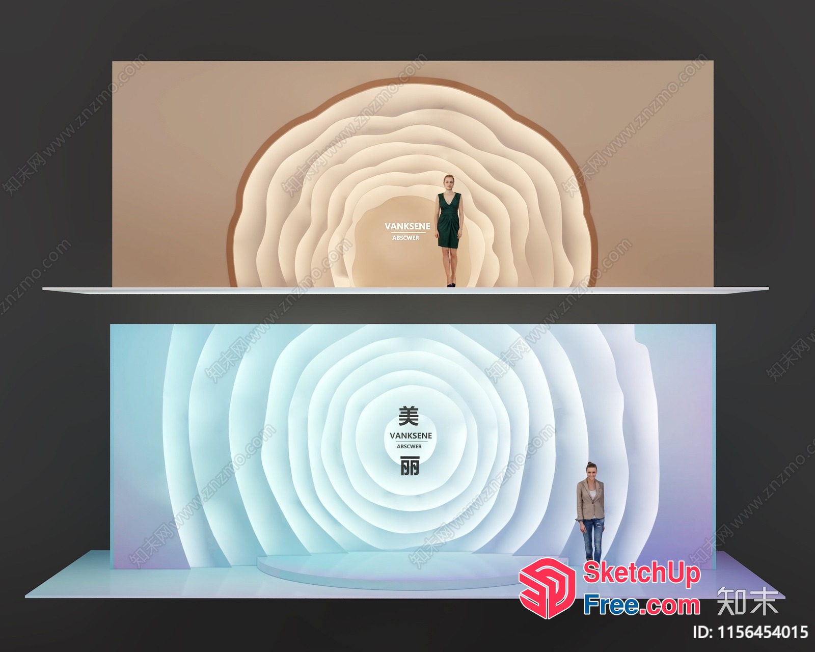 Stage With A Modern And Elegant Design 3D SketchUp File