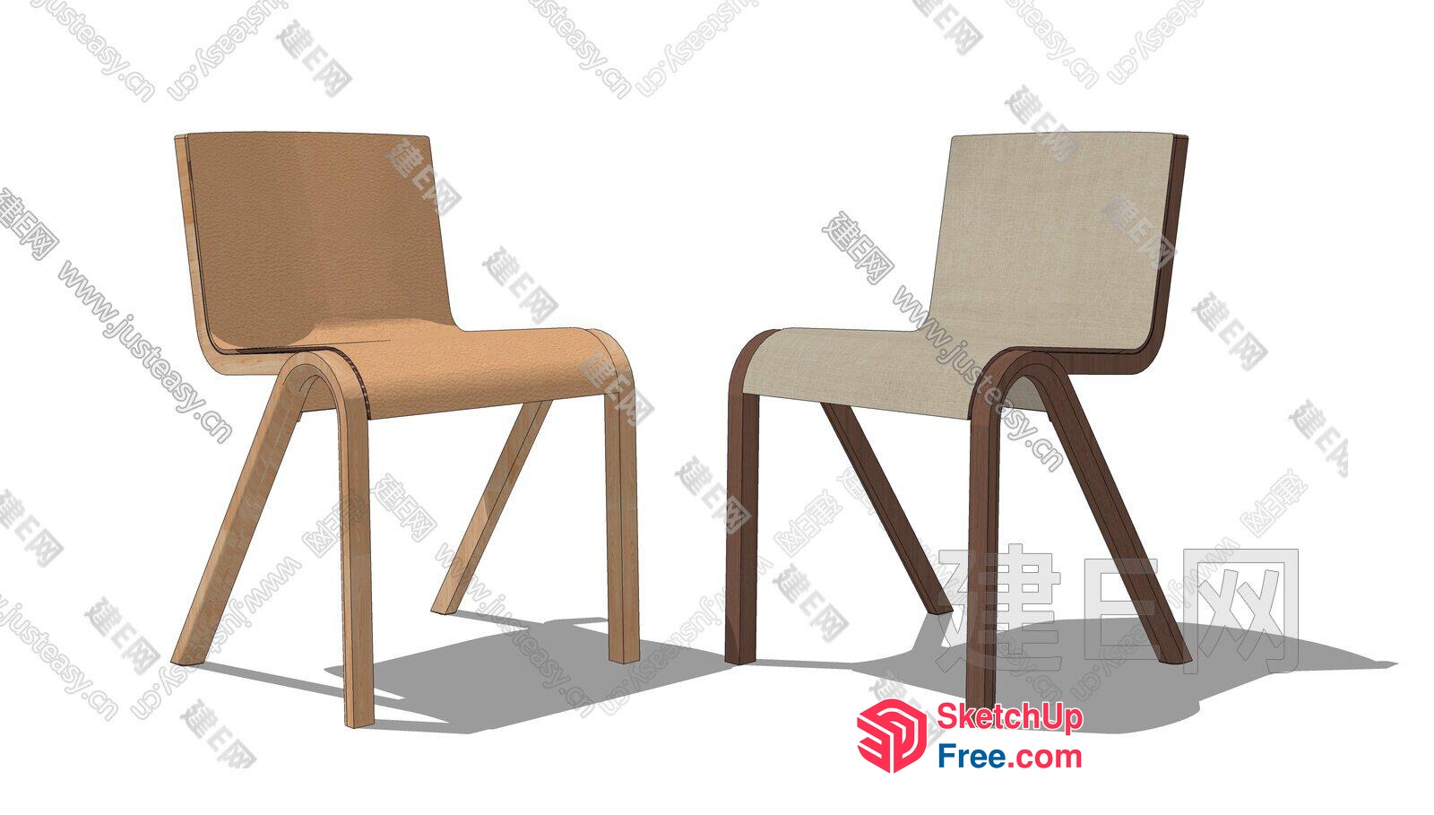 Modern Minimalist Chair Design 3D SketchUp File