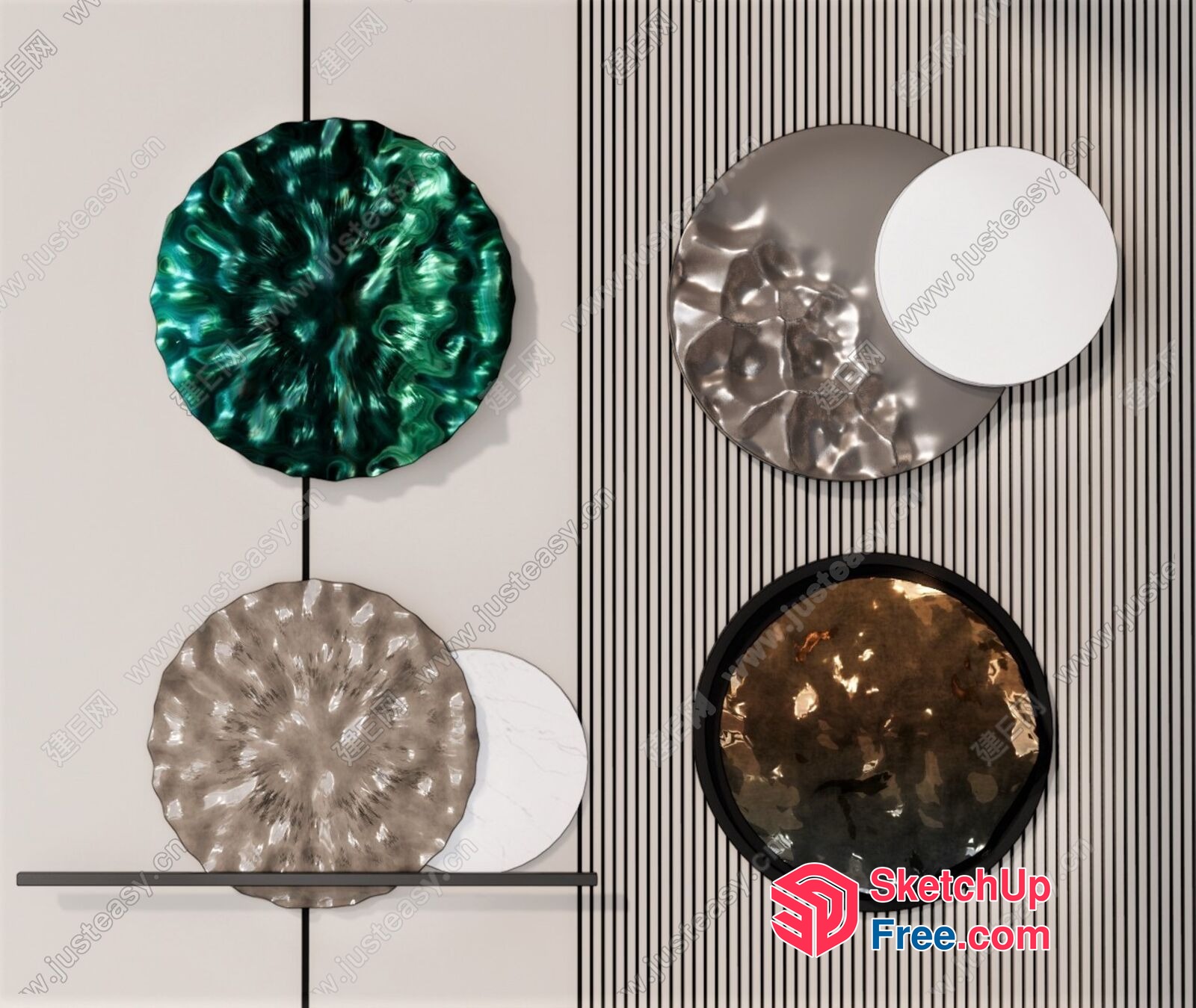 Modern Wall Art Decor 3D SketchUp File