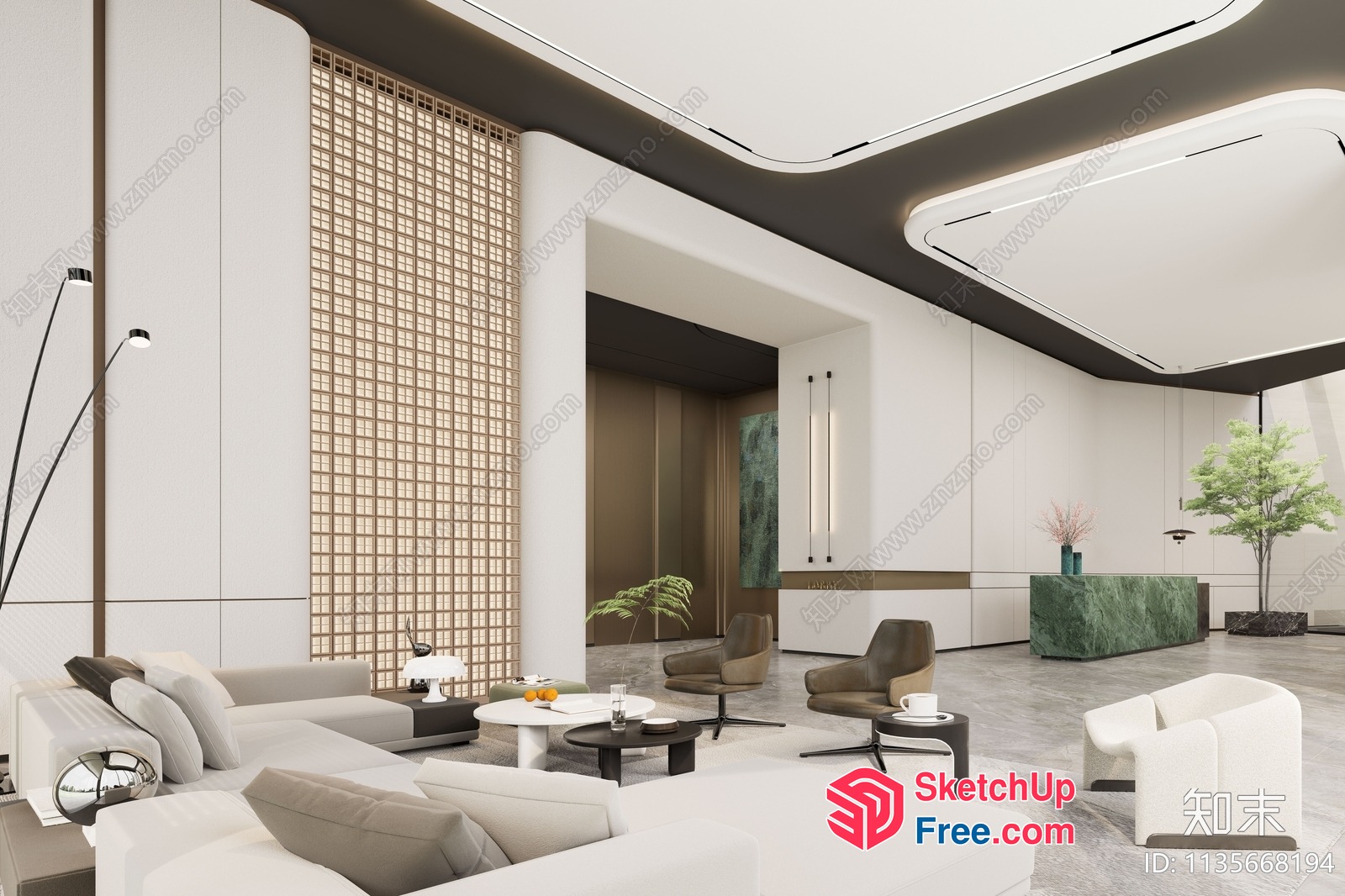 Elegant And Modern Interior Design 3D SketchUp File