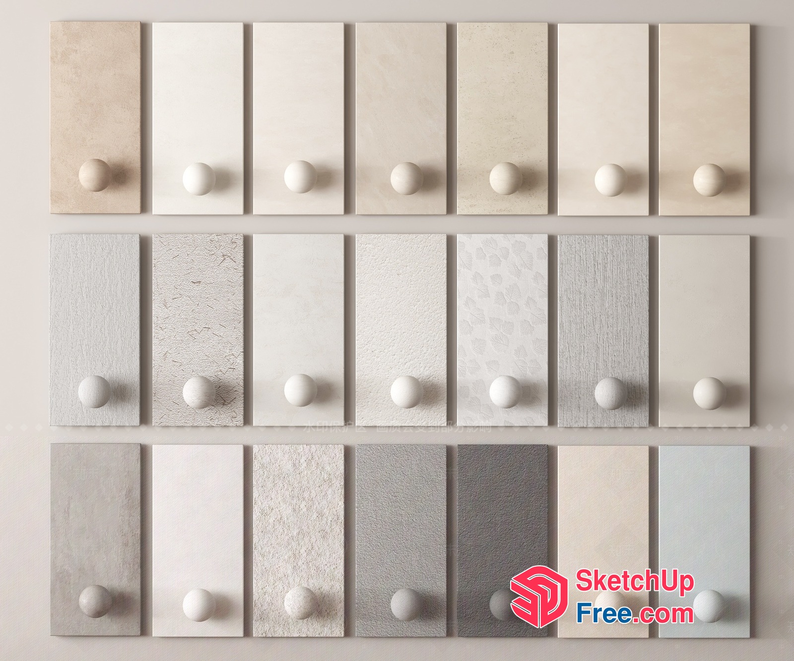 Interior Decorative Wall Hooks 3D SketchUp File