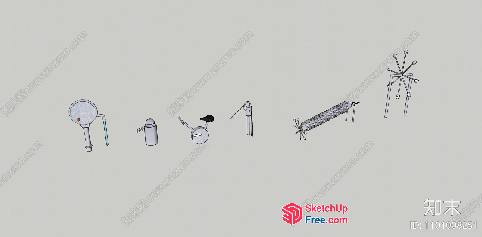 Various Furniture Pieces And Decorations 3D SketchUp File