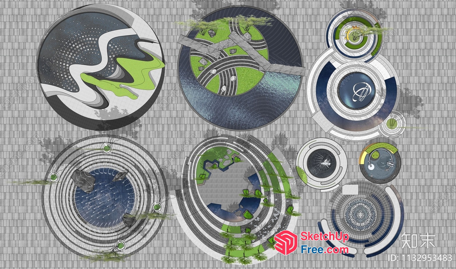 Futuristic Architectural Designs 3D SketchUp File