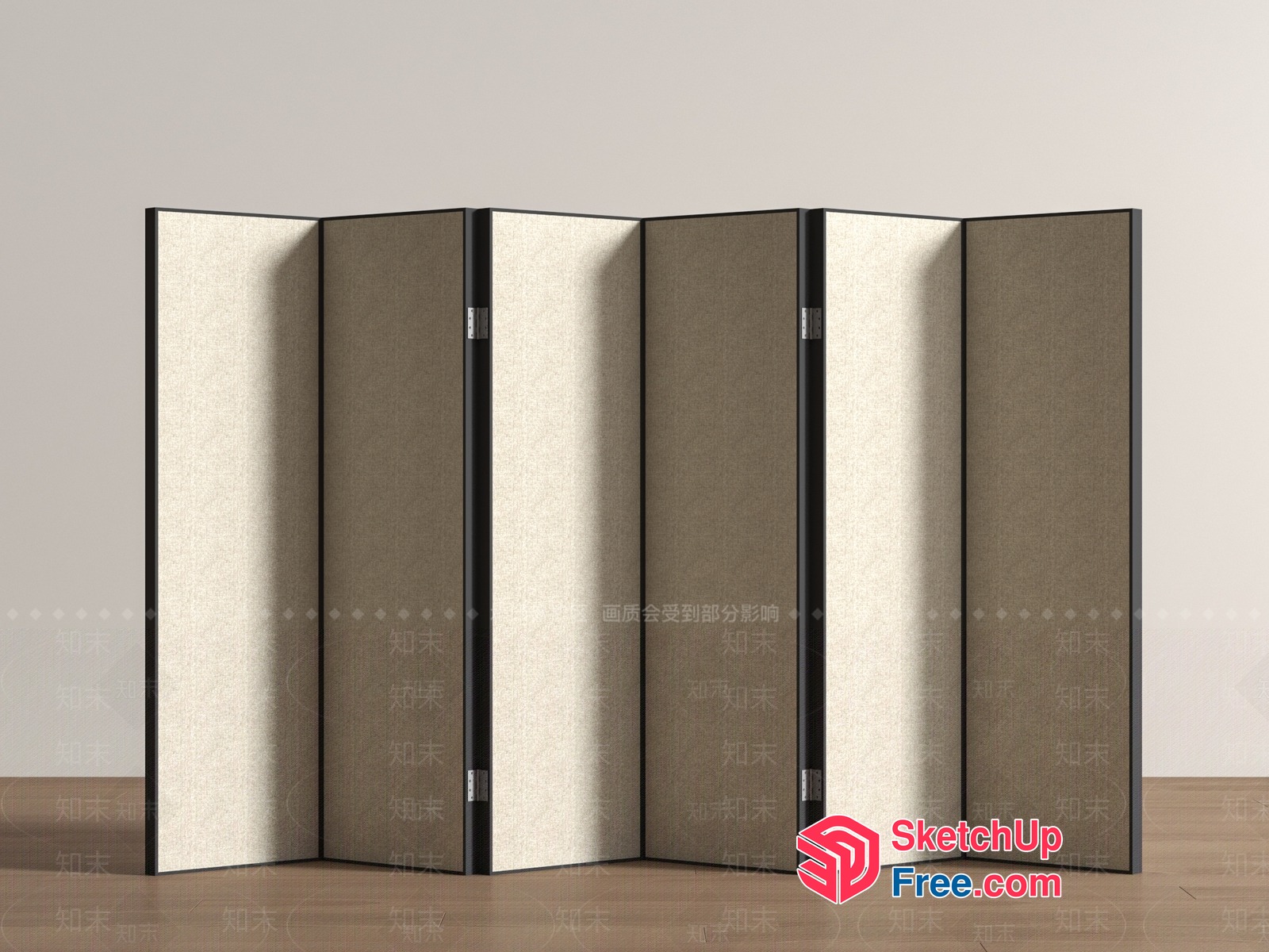 Partition Screen 3D SketchUp File