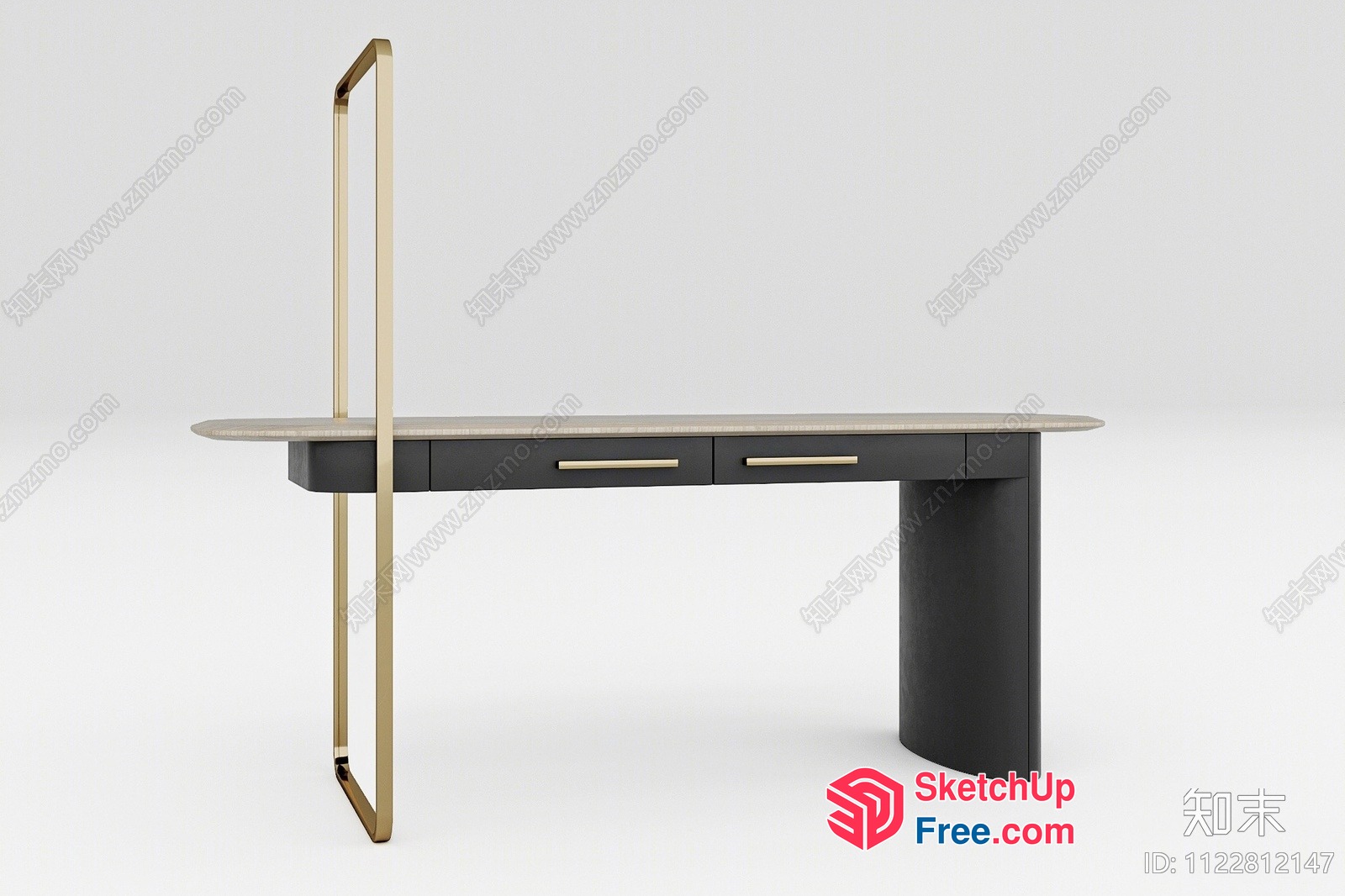 Elegant Modern Furniture Set 3D SketchUp File