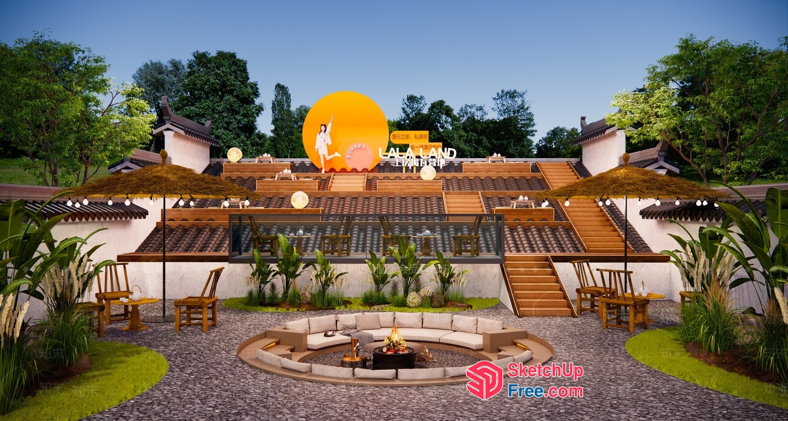 Exterior Decor For A Homestay 3D SketchUp File
