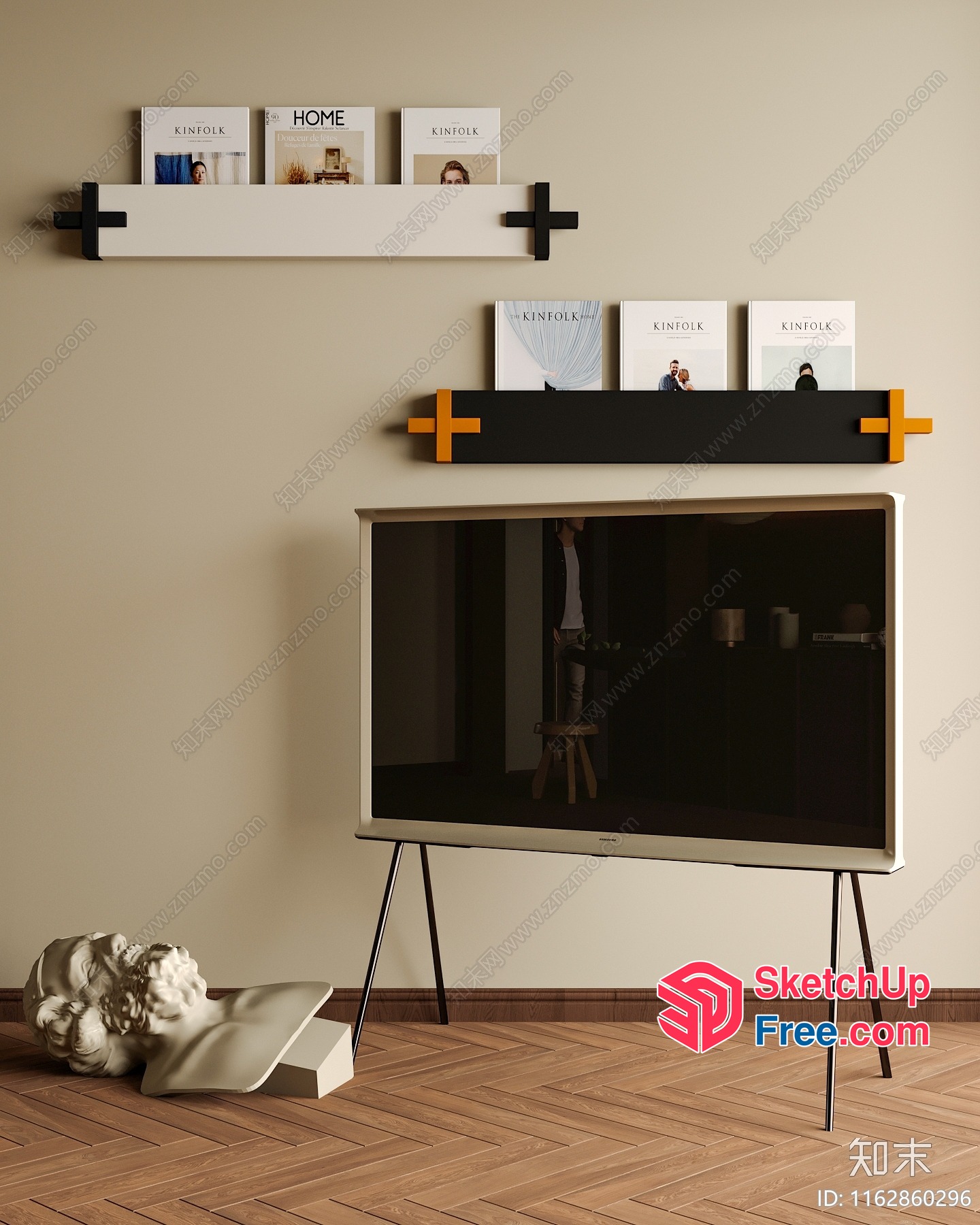 Modern Interior Design With Minimalist Furniture And Decor 3D SketchUp File