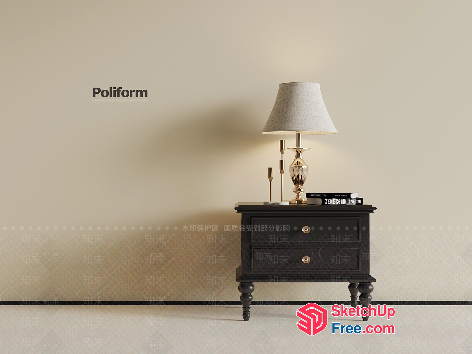 Poliform Furniture 3D SketchUp File
