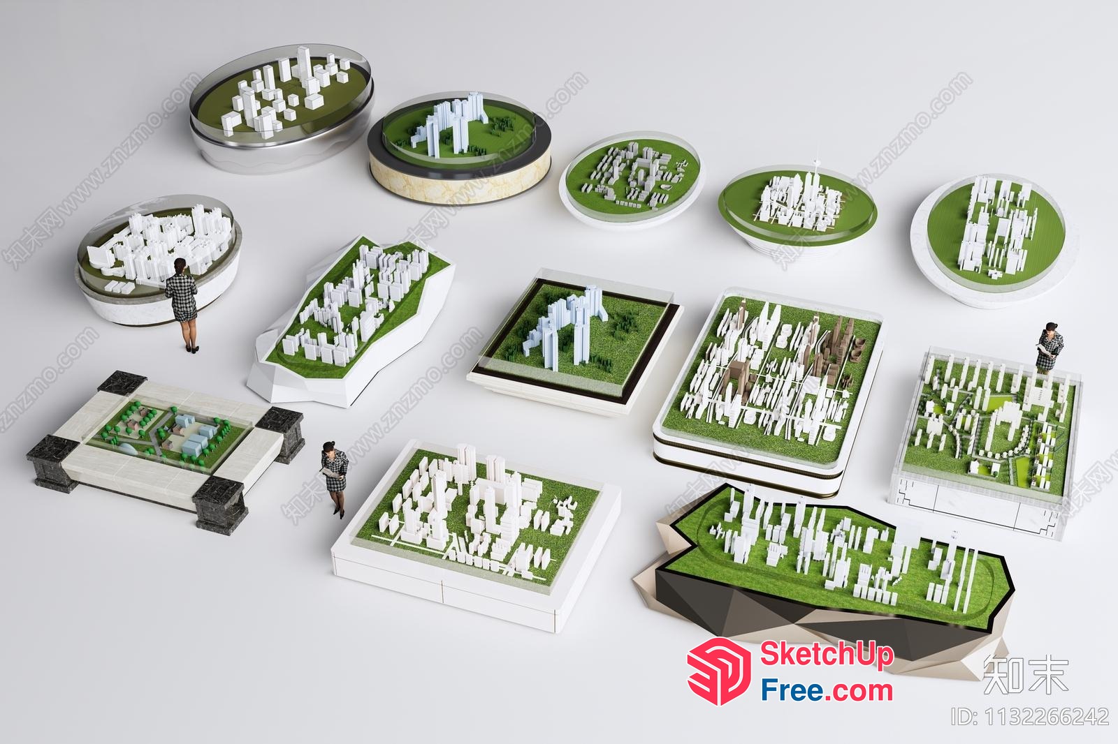 Architectural Models Of Buildings And Landscapes 3D SketchUp File