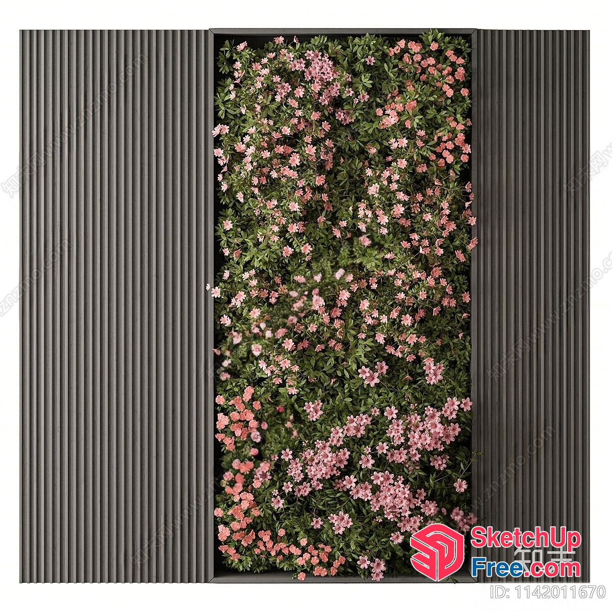 Decorative Outdoor Flower Bed 3D SketchUp File