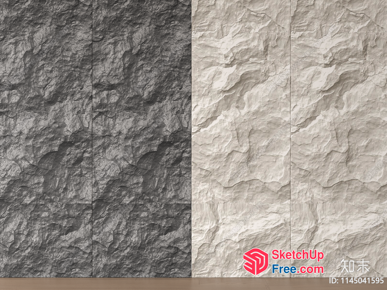 Stone Wall Panels 3D SketchUp File
