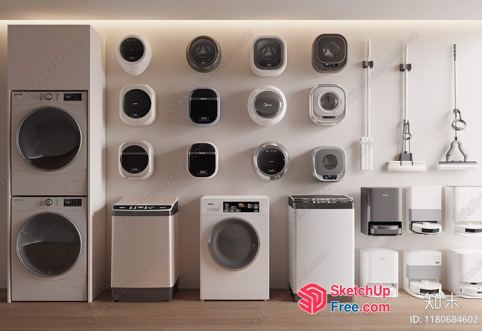 Modern Appliances Display 3D SketchUp File