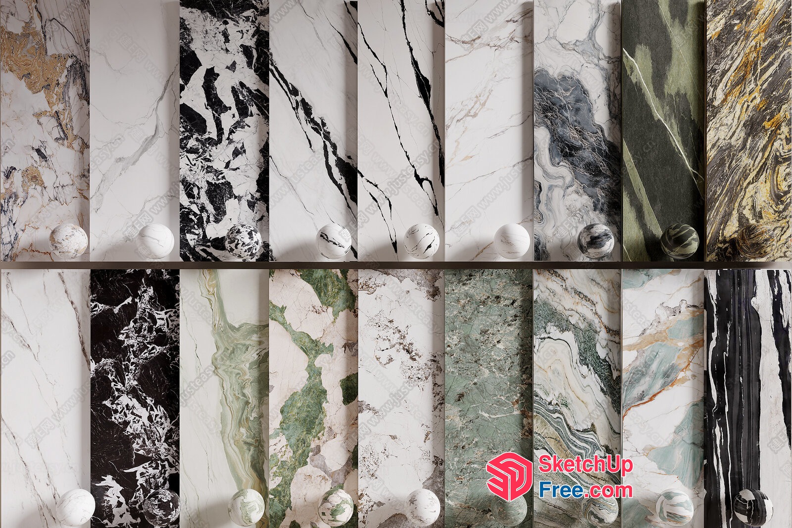 Elegant Marble Patterns And Designs 3D SketchUp File