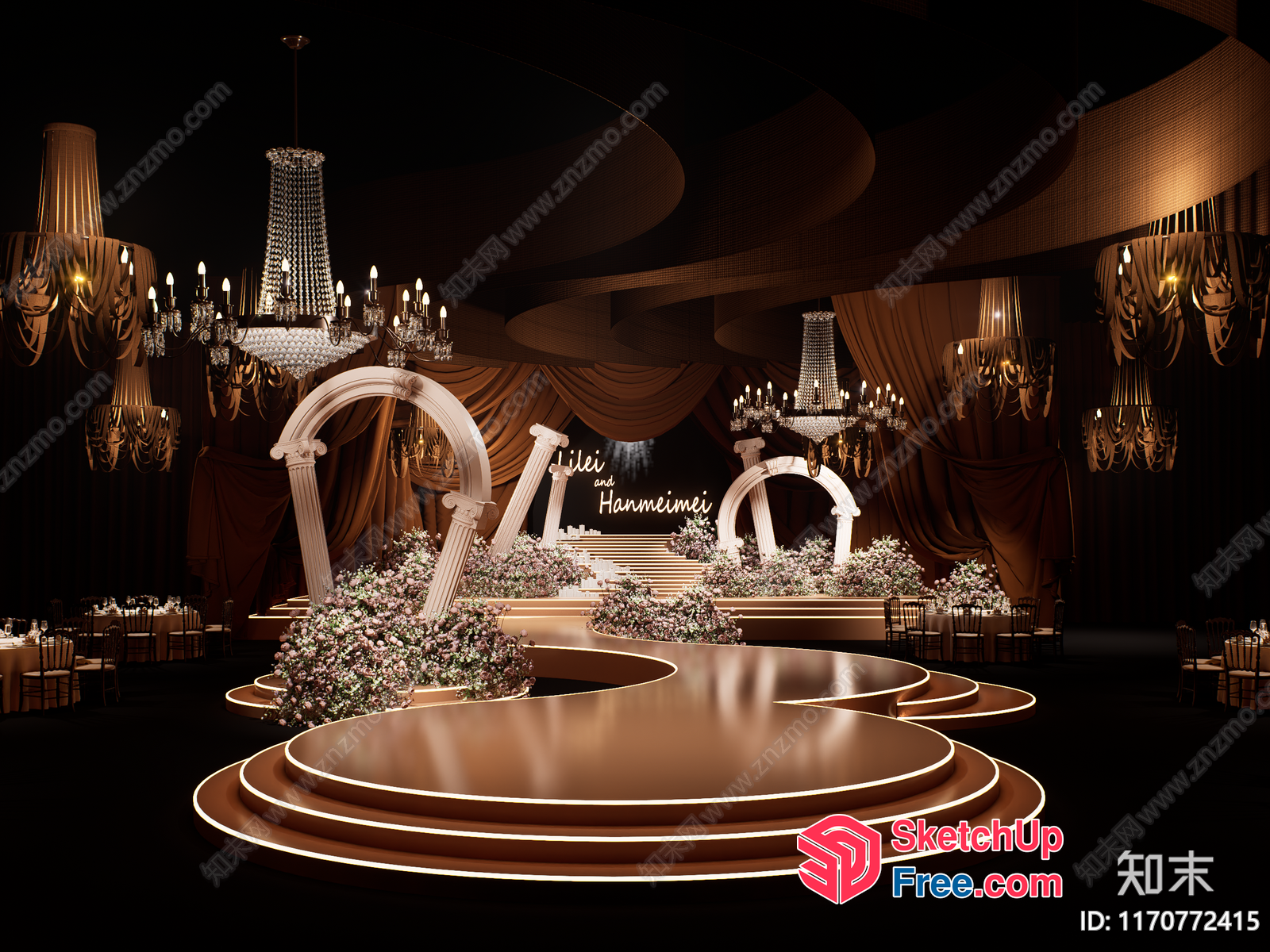 Elegant And Ornate Interior Design 3D SketchUp File