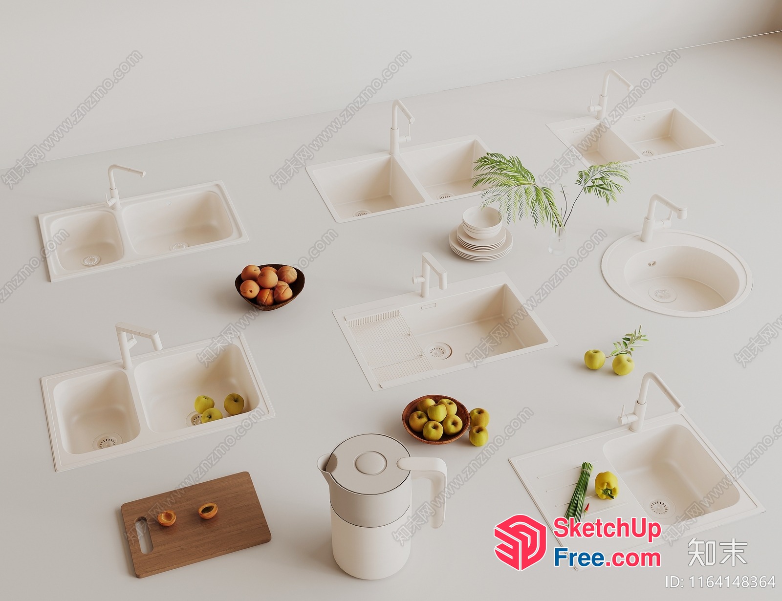 Kitchen Sink Collection 3D SketchUp File
