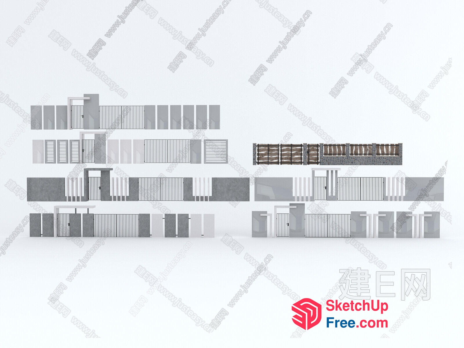 Exterior Door And Window Collection 3D SketchUp File