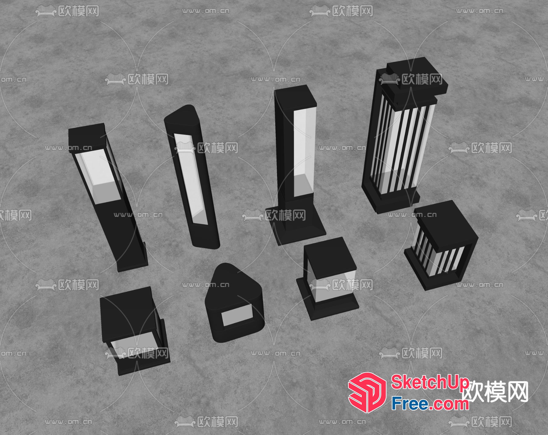 3D Models Of Various Objects 3D SketchUp File