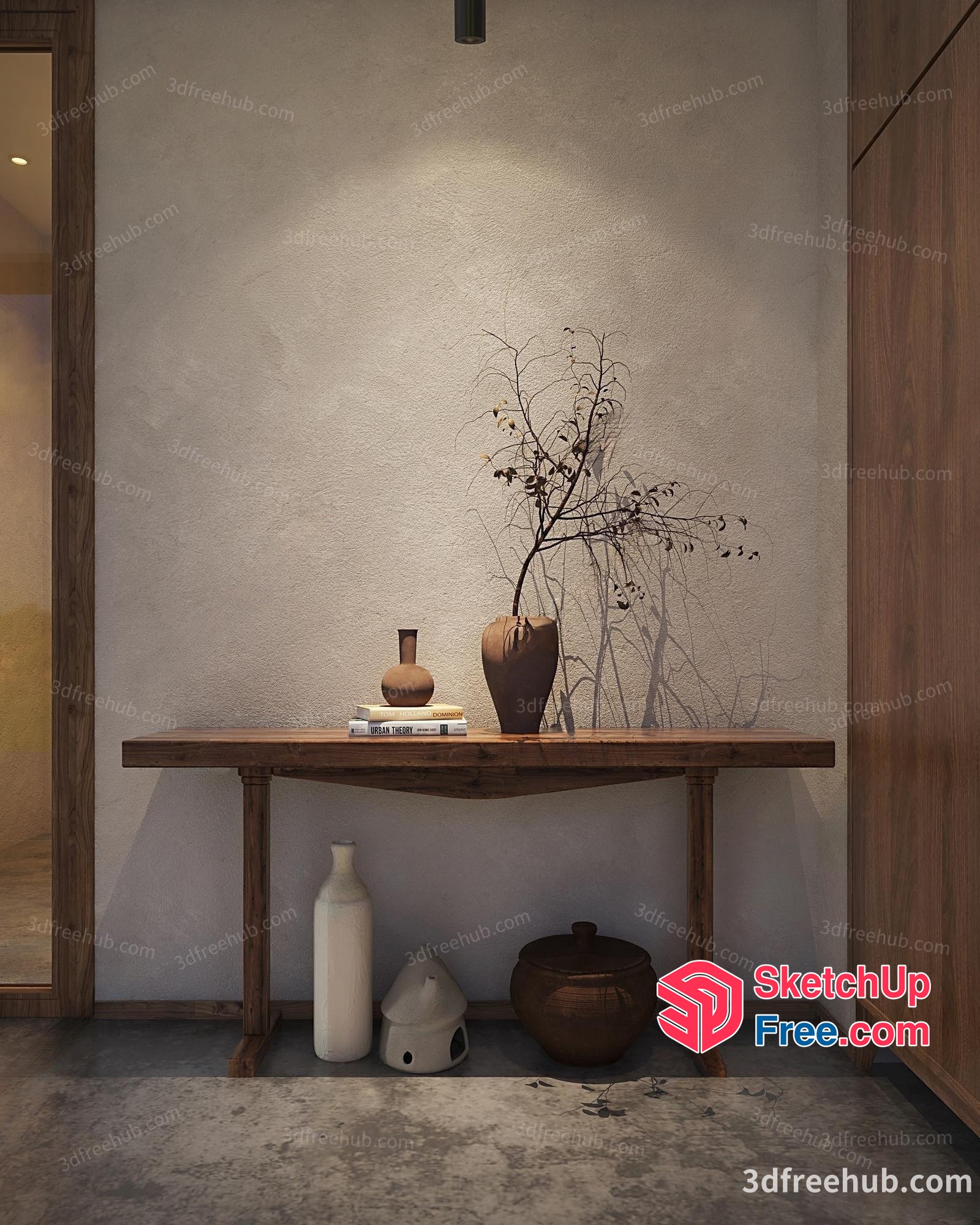 Elegant And Minimalist Home Decor Collection 3D SketchUp File