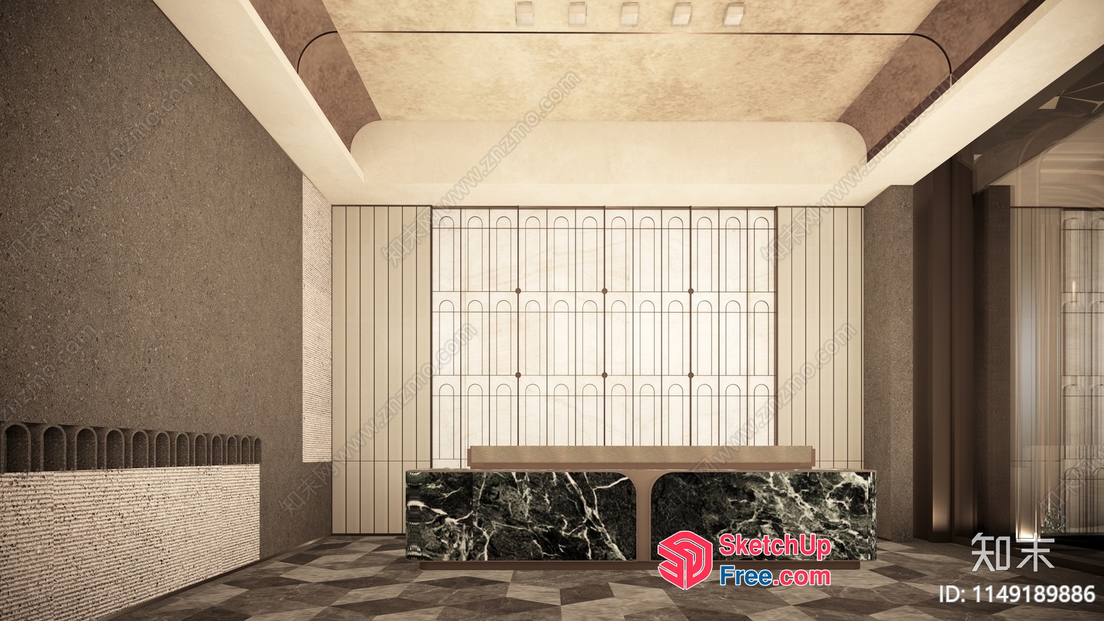 Modern Luxury Home Interior Design 3D SketchUp File