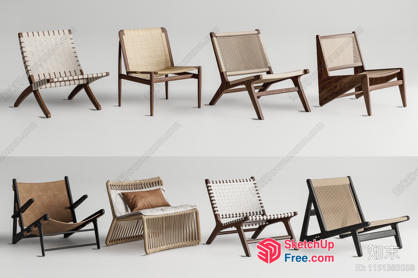 Comfortable And Stylish Seating Options 3D SketchUp File