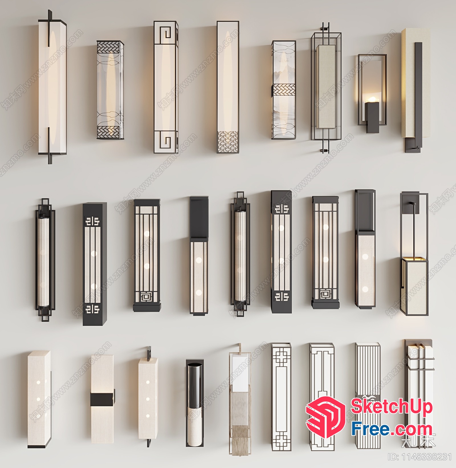 Modern Wall Lighting Designs For Contemporary Spaces 3D SketchUp File