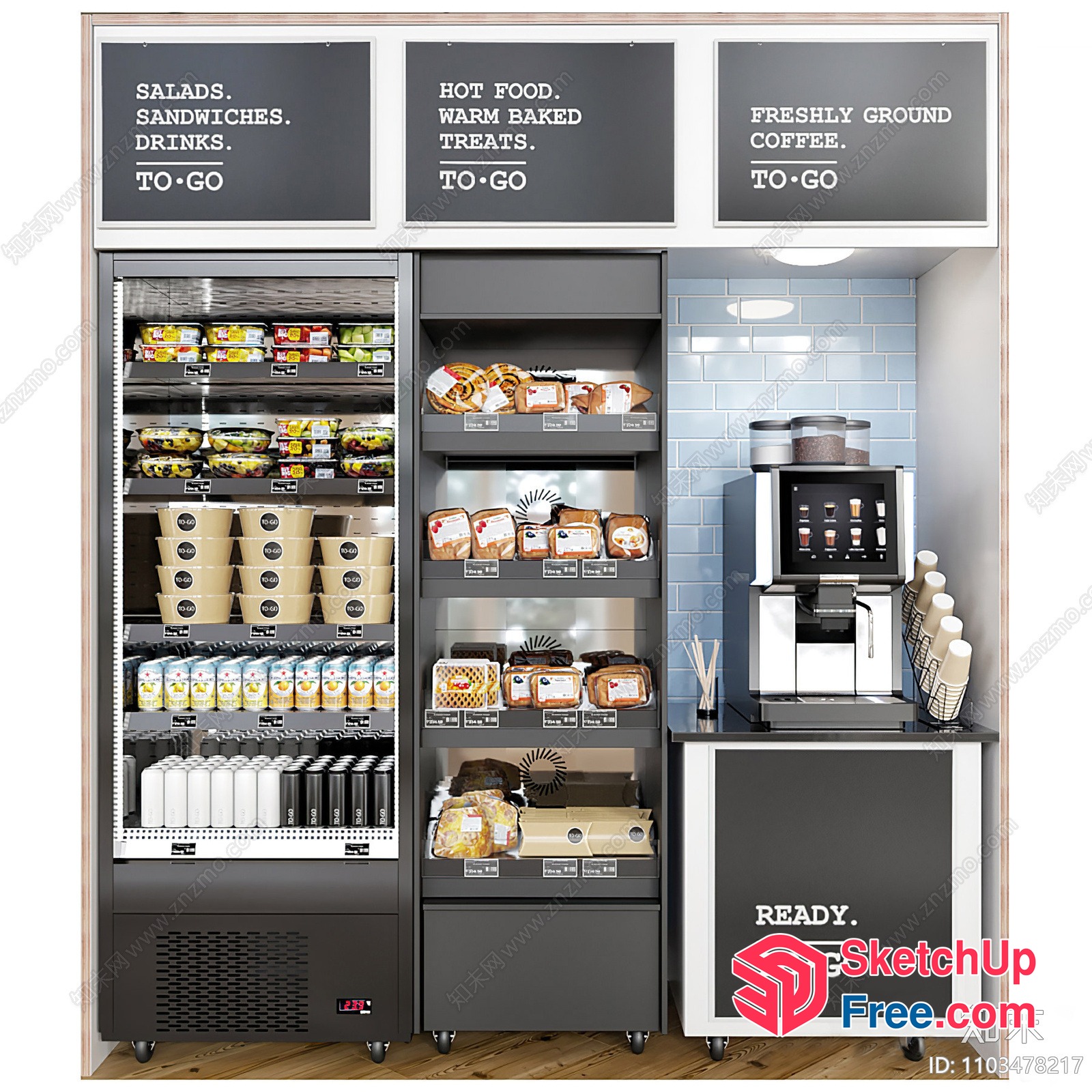 Food And Beverage Station 3D SketchUp File
