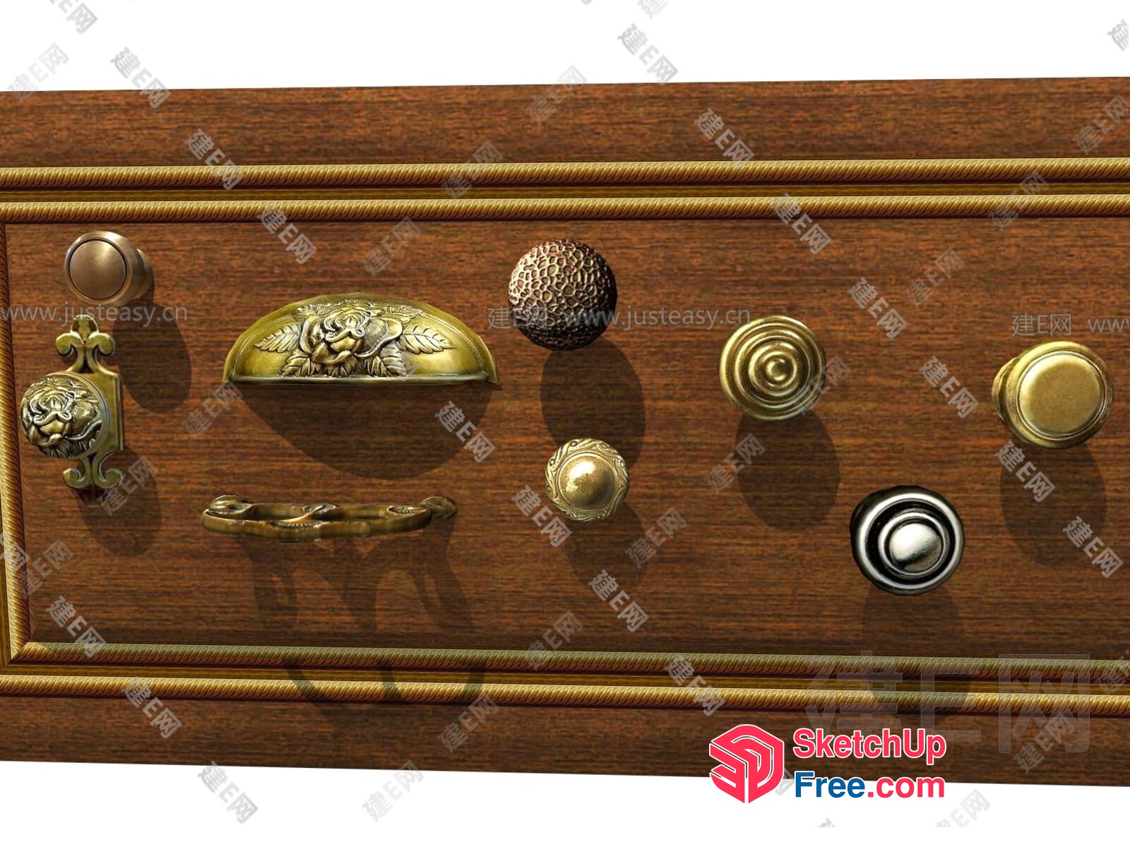 Vintage Hardware Collection 3D SketchUp File