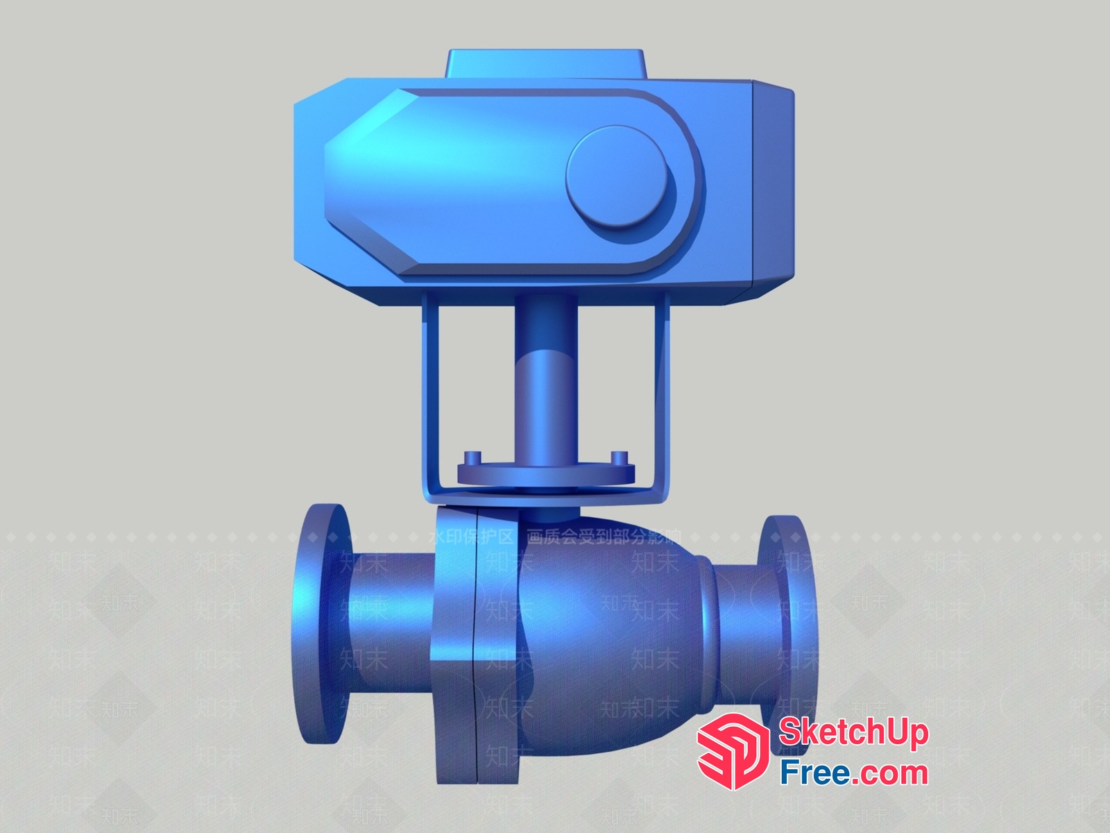 Industrial Pipe Fitting Device 3D SketchUp File