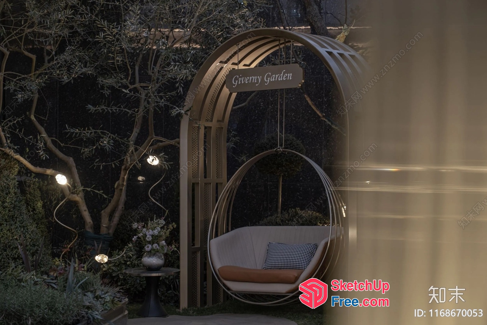 Giverny Garden Oasis 3D SketchUp File