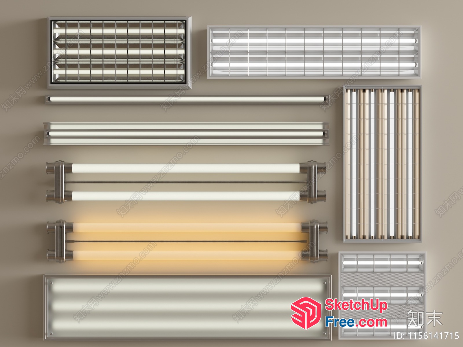 Various Lighting Fixtures 3D SketchUp File