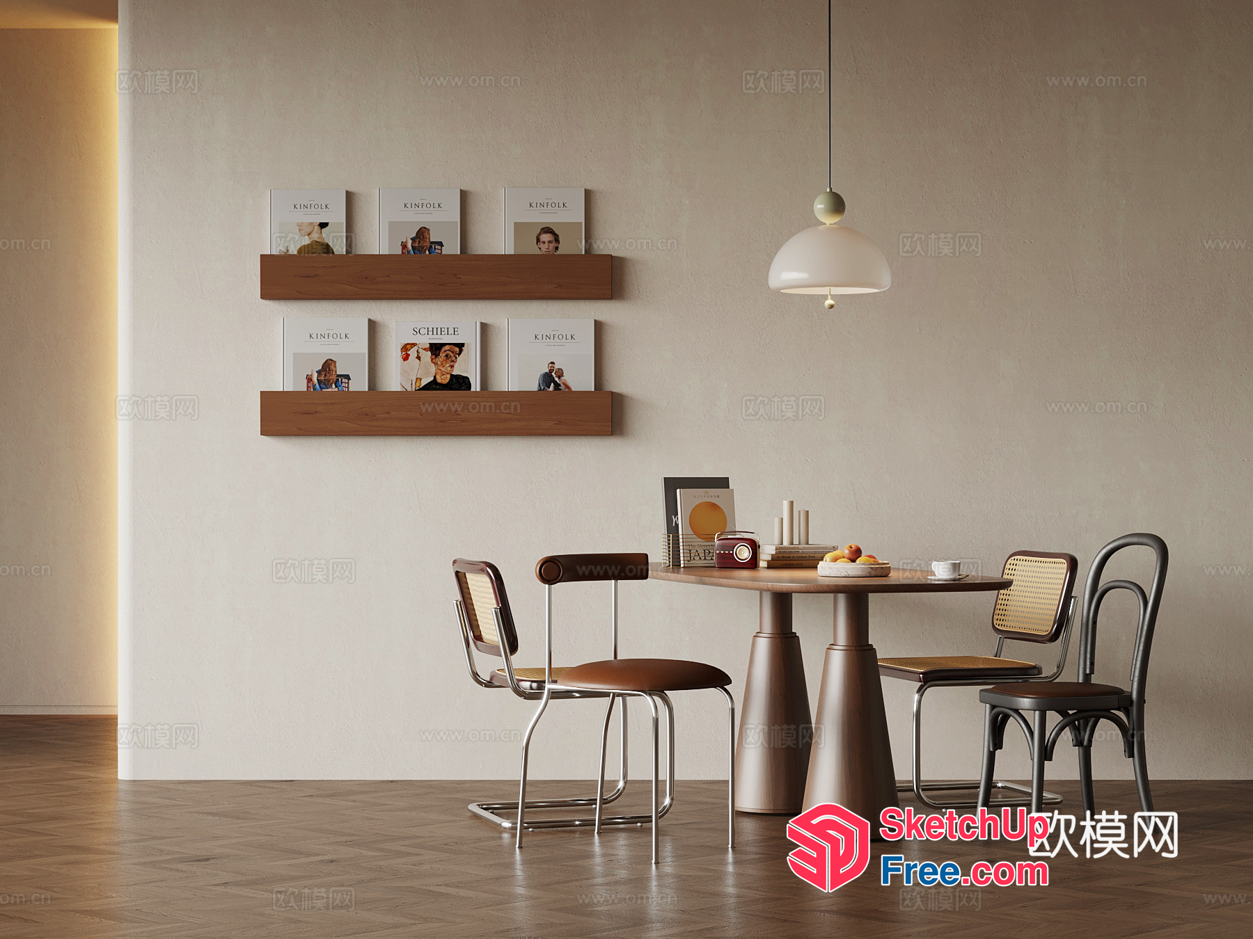 Modern Minimalist Interior Design 3D SketchUp File