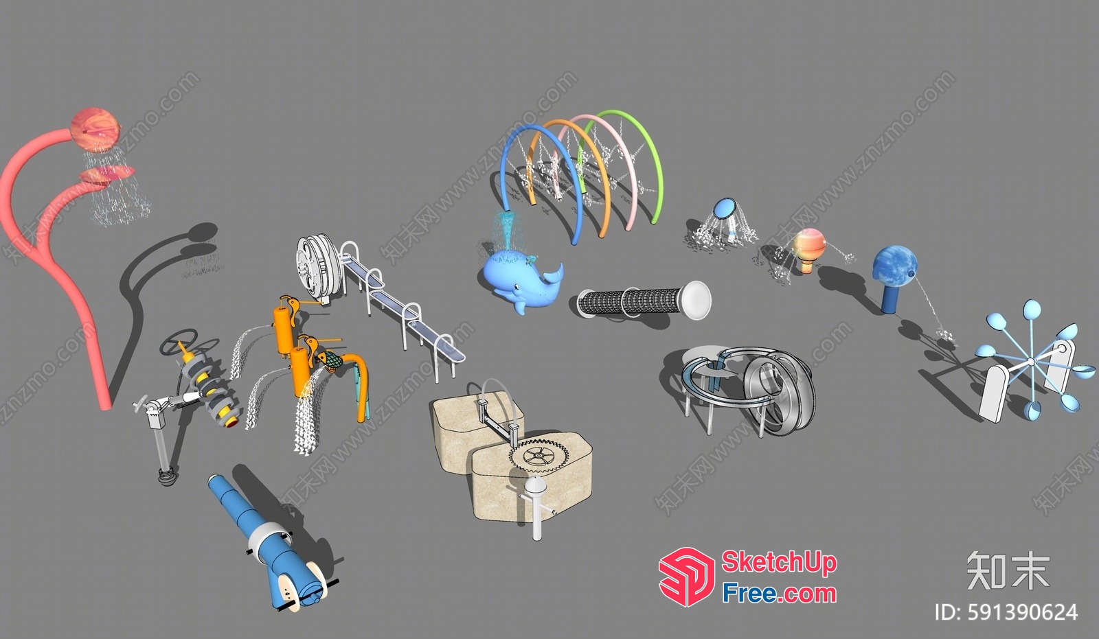 3D Models Of Various Bathroom Fixtures And Accessories 3D SketchUp File