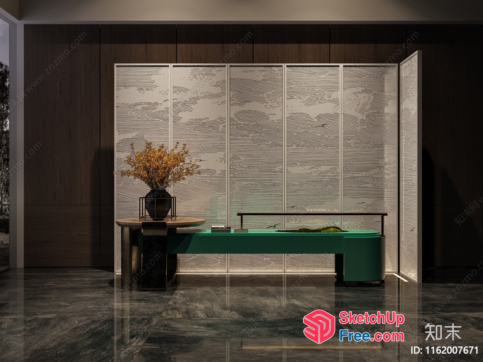 Modern Minimalist Style Interior Design 3D SketchUp File