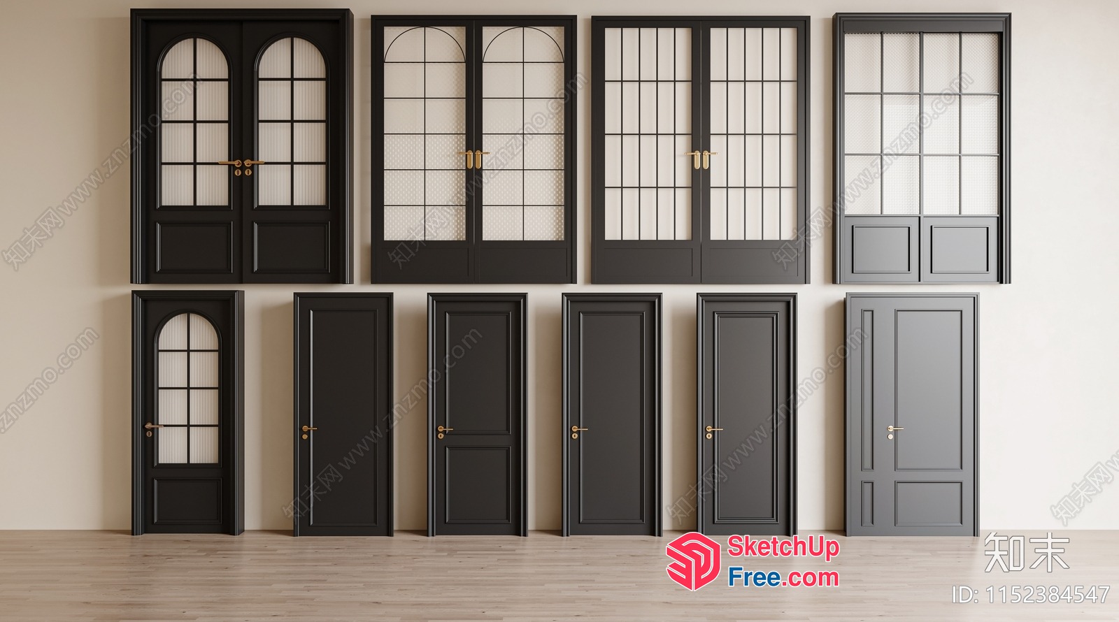 Elegant Door And Window Collection 3D SketchUp File