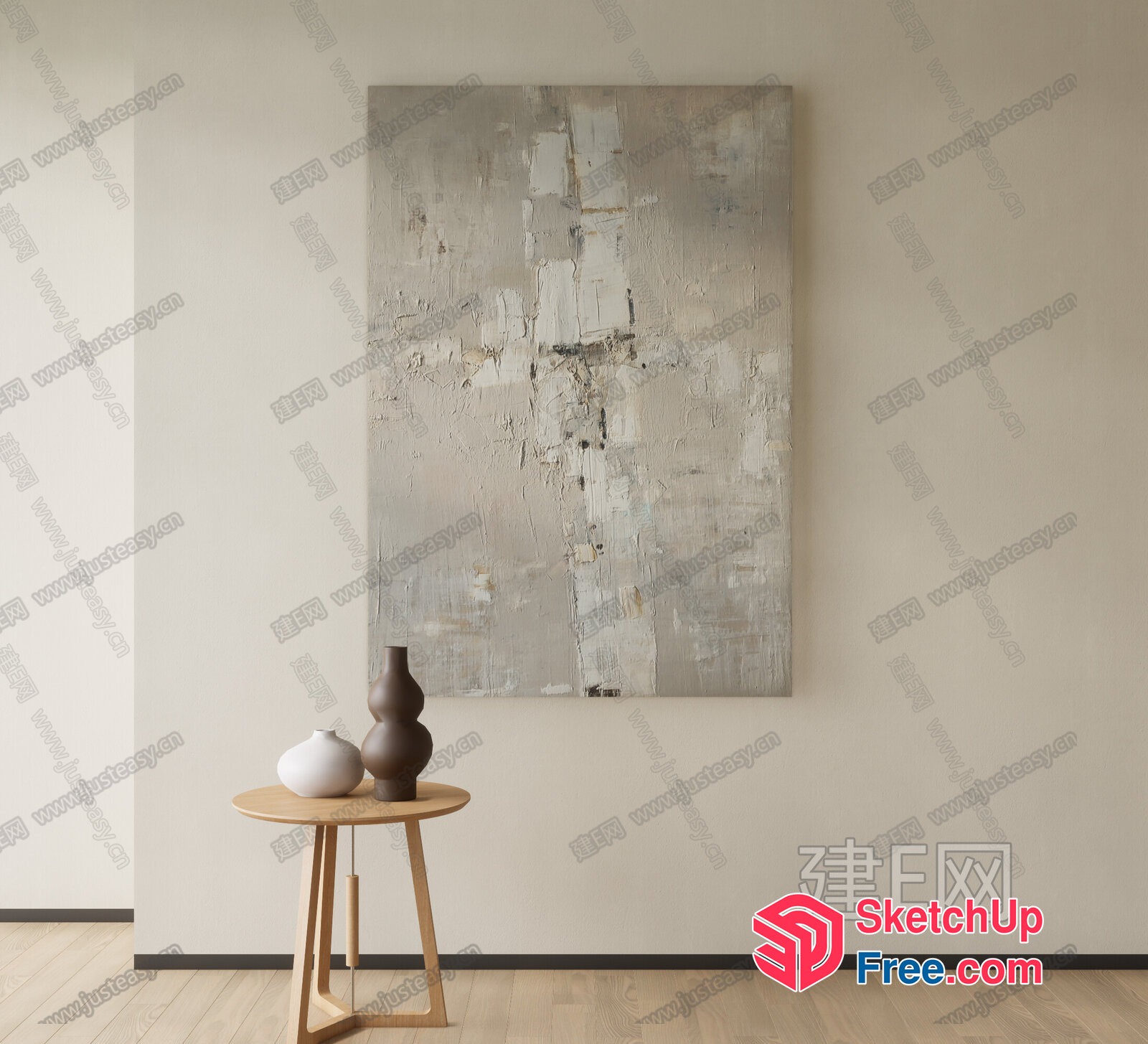 Modern Minimalist Artwork And Decor 3D SketchUp File