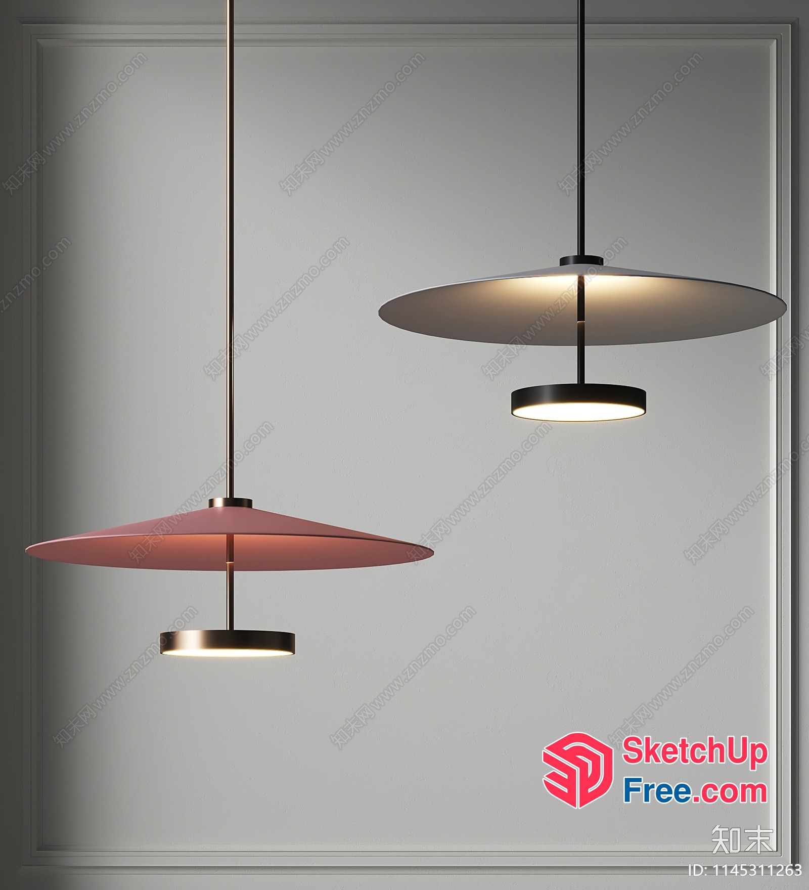 Modern Ceiling Lighting Fixtures 3D SketchUp File