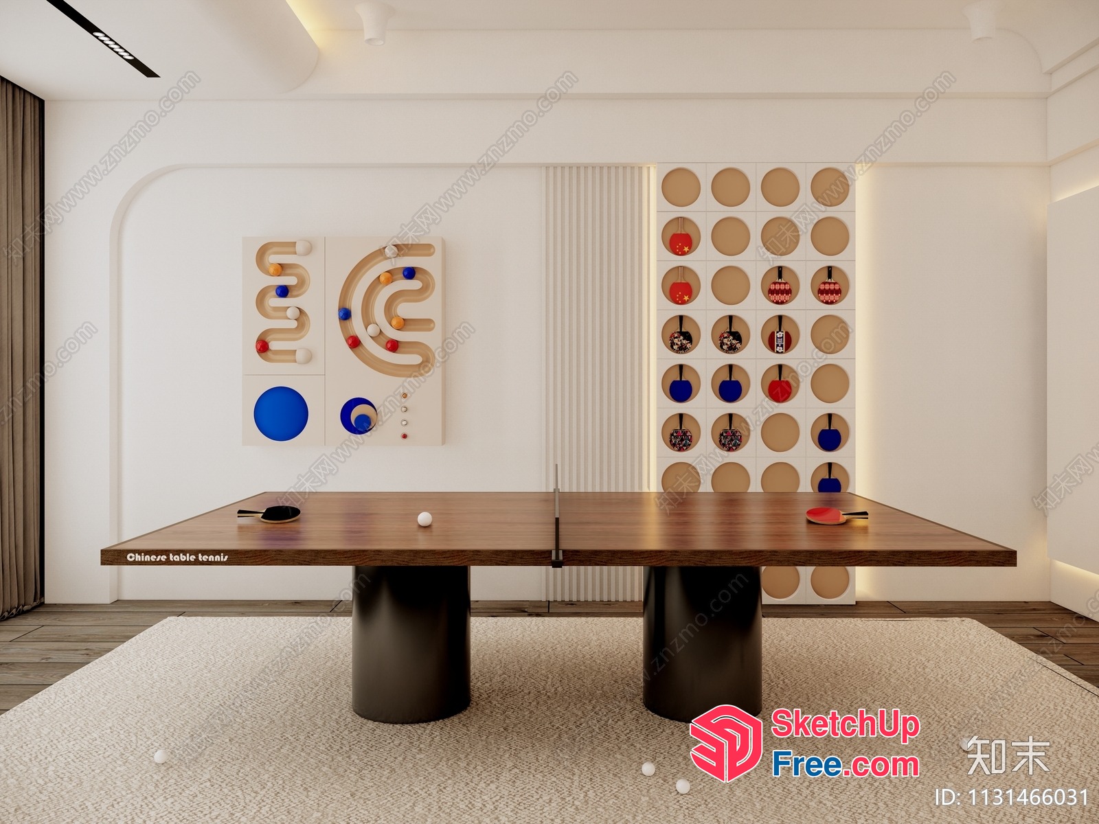 Modern Minimalist Interior Design 3D SketchUp File