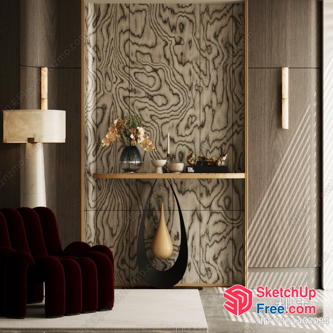 Elegant And Modern Interior Design 3D SketchUp File
